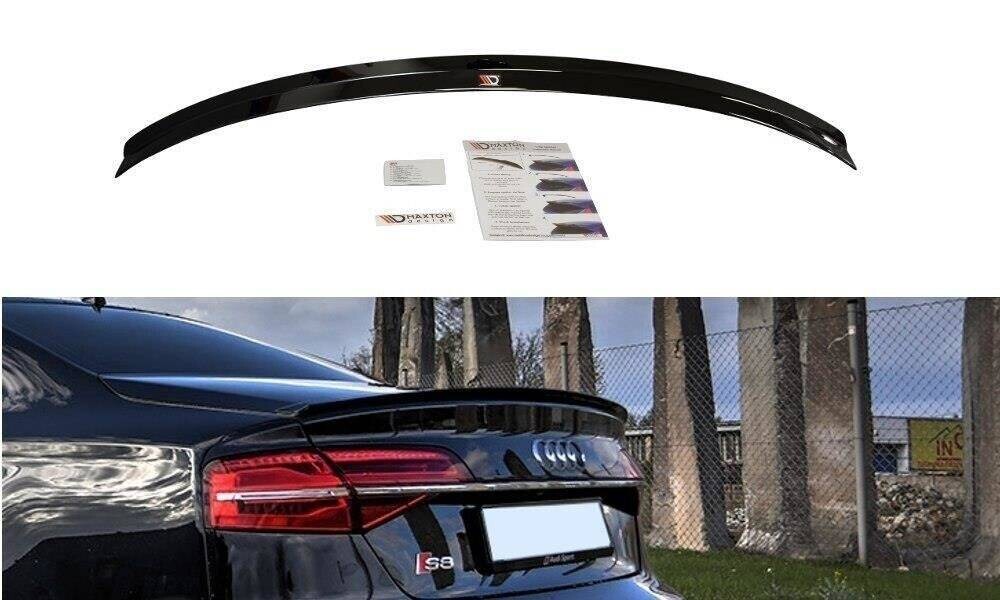 Heckspoiler Lippe passend für Audi S8 D4 FL schwarz Hochglanz