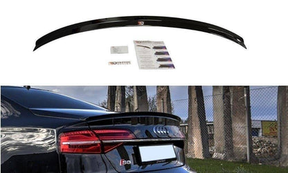 Heckspoiler Lippe passend für Audi S8 D4 FL schwarz Hochglanz