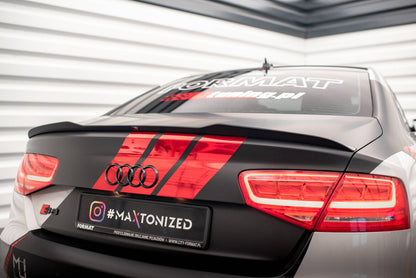 Heckspoiler Lippe passend für Audi S8 D4 schwarz Hochglanz