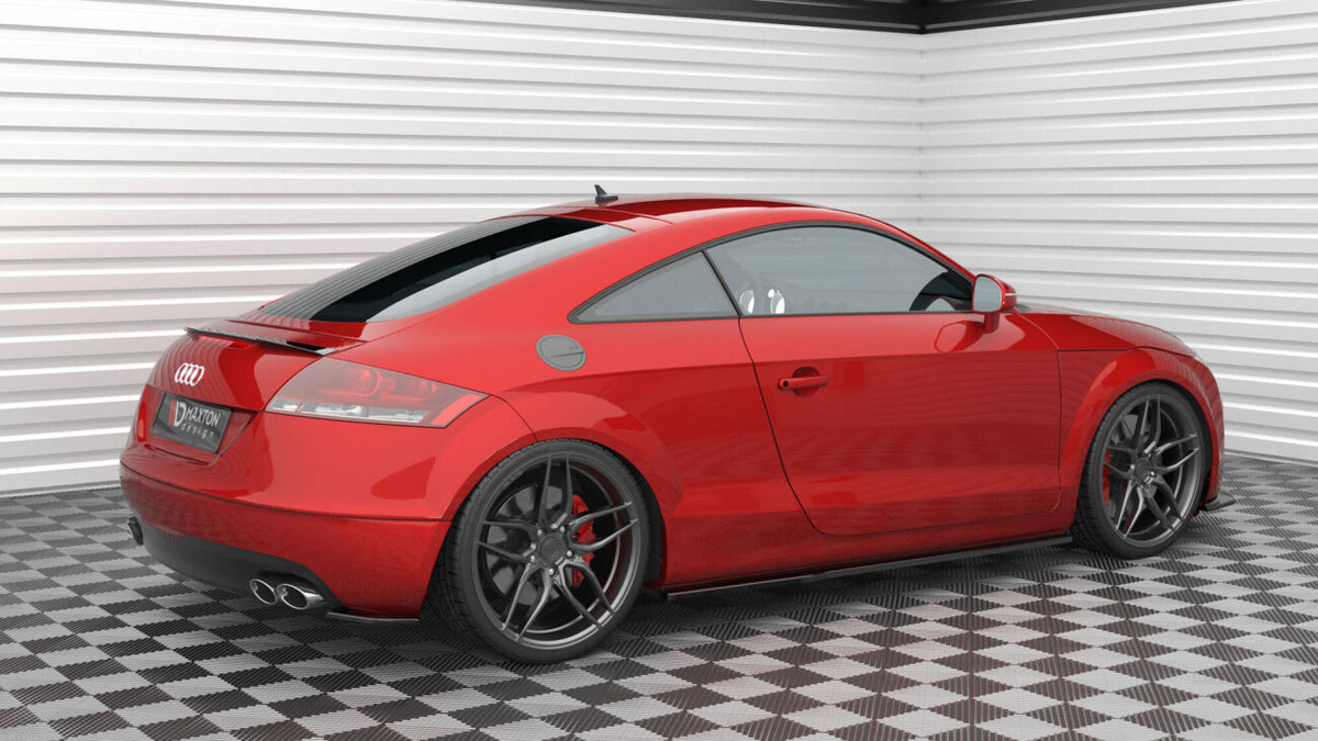 Heckspoiler Lippe passend für Audi TT 8J schwarz Hochglanz