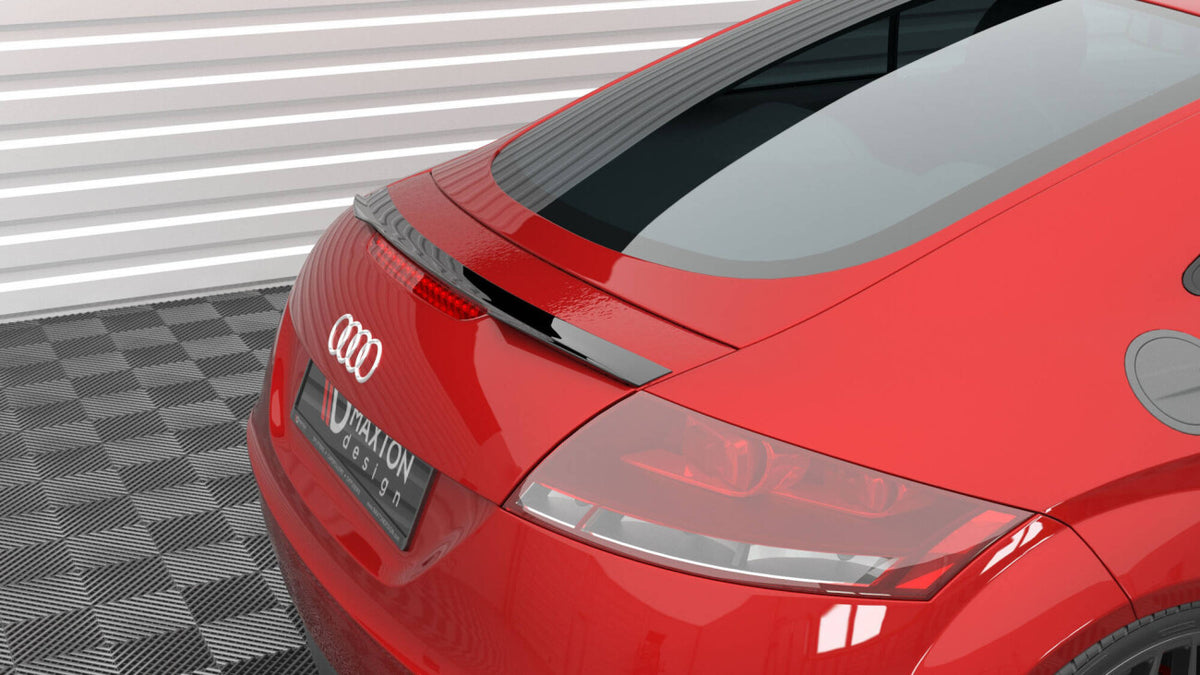 Heckspoiler Lippe passend für Audi TT 8J schwarz Hochglanz