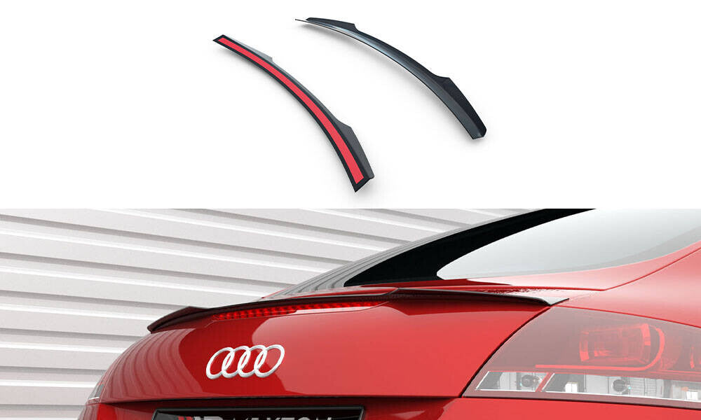 Heckspoiler Lippe passend für Audi TT 8J schwarz Hochglanz
