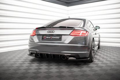 Heckspoiler Lippe passend für Audi TT S / S-Line 8S / 8S FL schwarz Hochglanz