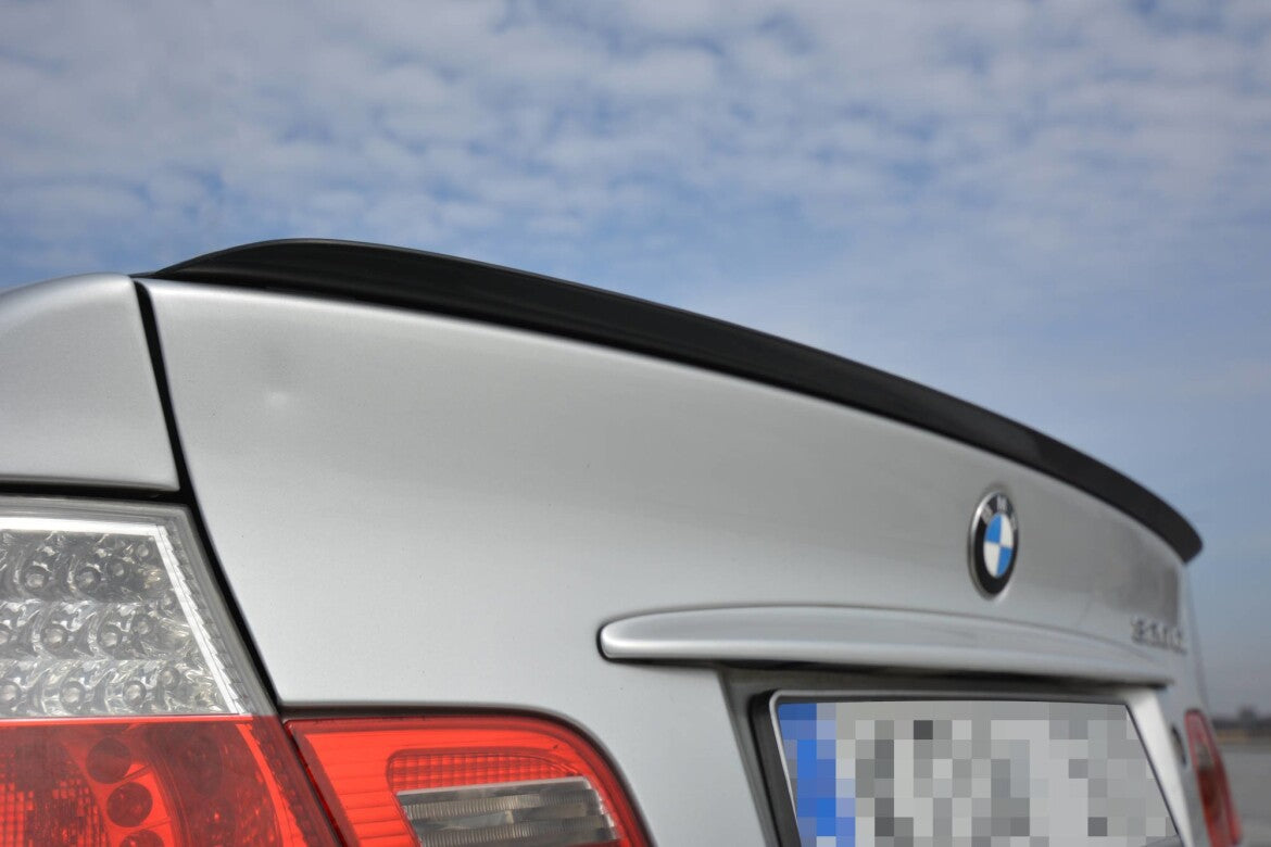 Heckspoiler Lippe passend für BMW 3er E46 Coupe vor FL schwarz Hochglanz