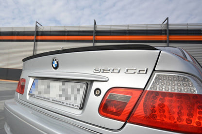 Heckspoiler Lippe passend für BMW 3er E46 Coupe vor FL schwarz Hochglanz