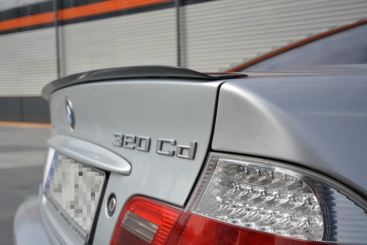 Heckspoiler Lippe passend für BMW 3er E46 Coupe vor FL schwarz Hochglanz