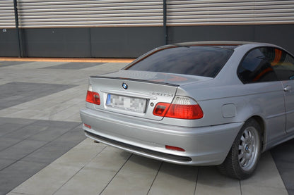 Heckspoiler Lippe passend für BMW 3er E46 Coupe vor FL schwarz Hochglanz