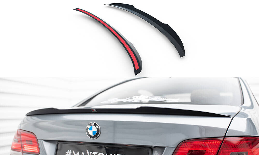 Heckspoiler Lippe passend für BMW 3er M-Paket Coupe E92 schwarz Hochglanz