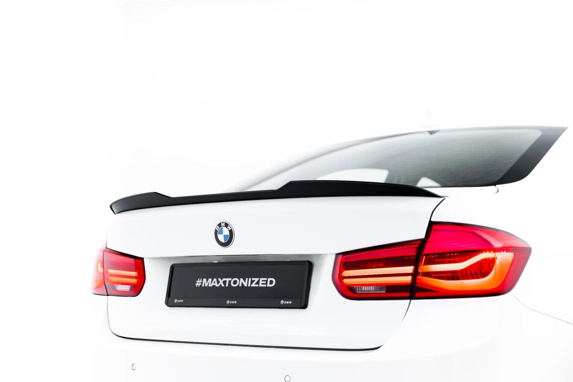 Heckspoiler Lippe passend für BMW 3er Sportline Limousine F30 schwarz Hochglanz