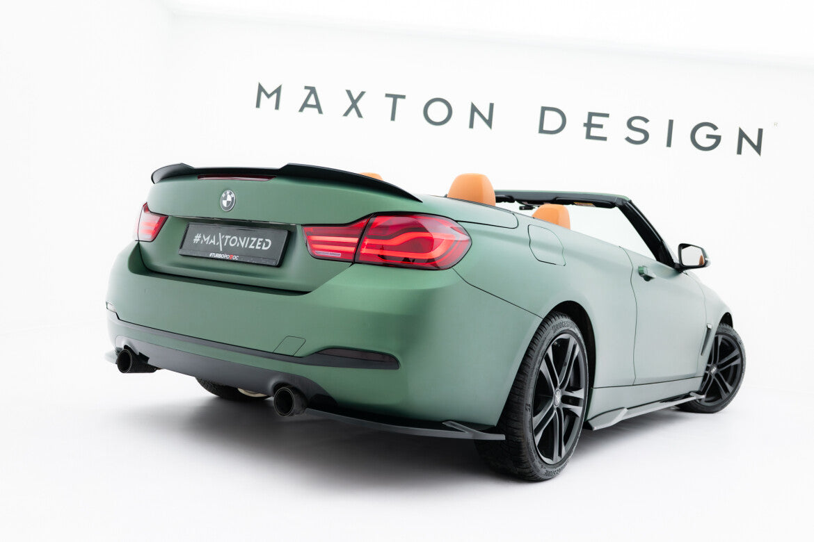 Heckspoiler Lippe passend für BMW 4er Cabrio F33 schwarz Hochglanz