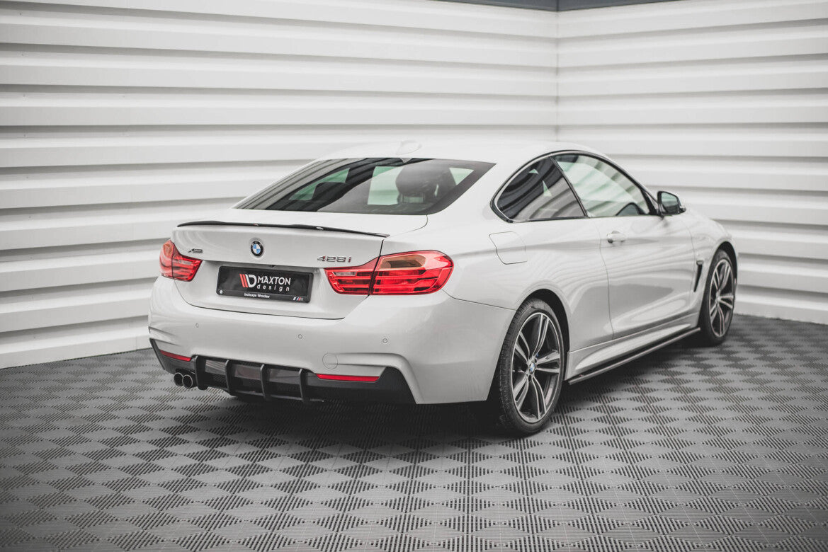 Heckspoiler Lippe passend für BMW 4er F32 schwarz Hochglanz