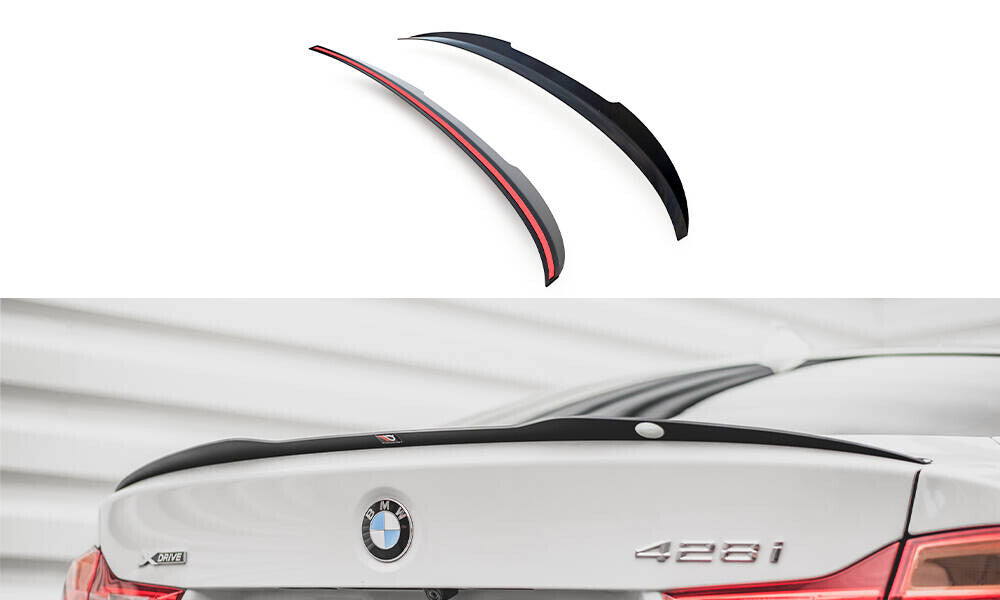 Heckspoiler Lippe passend für BMW 4er F32 schwarz Hochglanz
