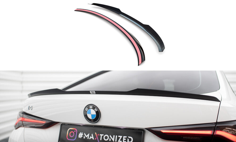 Heckspoiler Lippe passend für BMW i4 / / M440i / 4 Gran Coupe M-Paket G26 schwarz Hochglanz