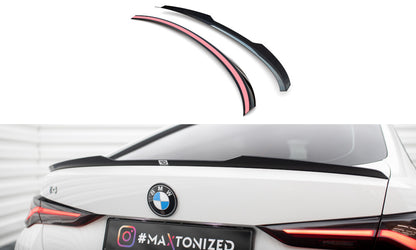 Heckspoiler Lippe passend für BMW i4 / / M440i / 4 Gran Coupe M-Paket G26 schwarz Hochglanz