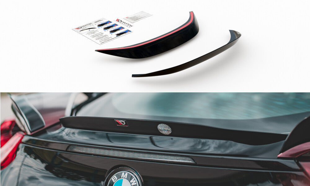 Heckspoiler Lippe passend für BMW i8 schwarz Hochglanz