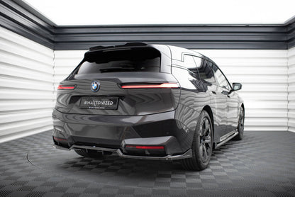 Heckspoiler Lippe passend für BMW iX M-Paket i20 / I20 FL schwarz Hochglanz