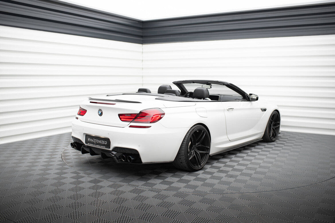 Heckspoiler Lippe passend für BMW M6 / 6 M-Paket Cabriolet F12 schwarz Hochglanz