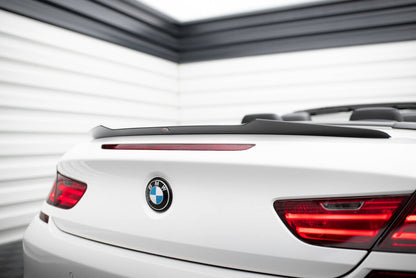 Heckspoiler Lippe passend für BMW M6 / 6 M-Paket Cabriolet F12 schwarz Hochglanz