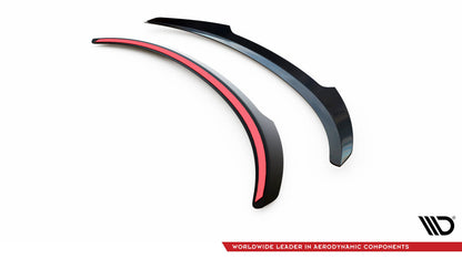 Heckspoiler Lippe passend für BMW M6 / 6 M-Paket Cabriolet F12 schwarz Hochglanz