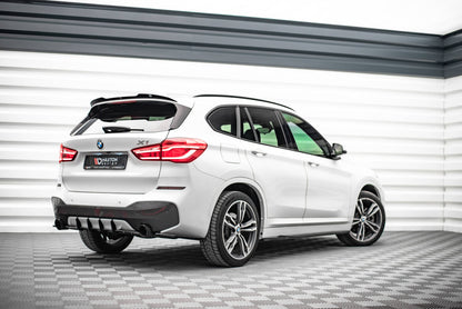 Heckspoiler Lippe passend für BMW X1 M-Paket F48 schwarz Hochglanz
