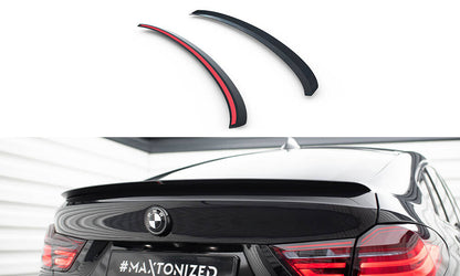 Heckspoiler Lippe passend für BMW X4 M Paket schwarz Hochglanz