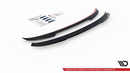 Heckspoiler Lippe passend für CUPRA Leon ST Mk1 FL schwarz Hochglanz