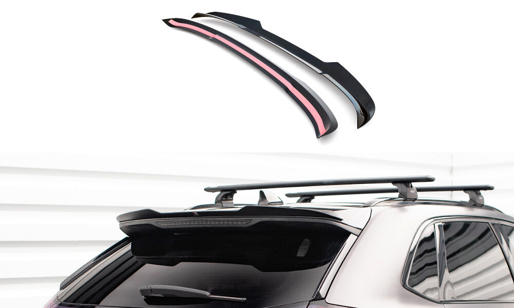 Heckspoiler Lippe passend für Ford Edge Mk2 schwarz Hochglanz
