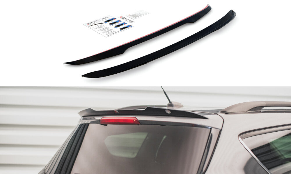 Heckspoiler Lippe passend für Ford Escape Mk3 schwarz Hochglanz