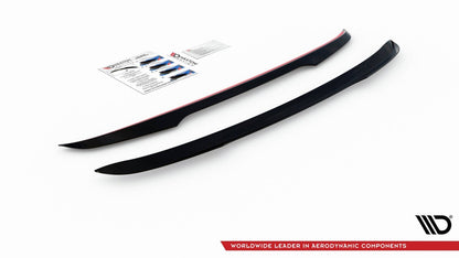 Heckspoiler Lippe passend für Ford Escape Mk3 schwarz Hochglanz