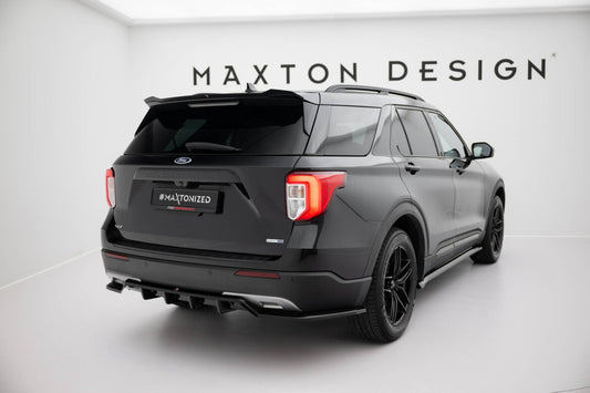 Heckspoiler Lippe passend für Ford Explorer XLT Mk6 schwarz Hochglanz