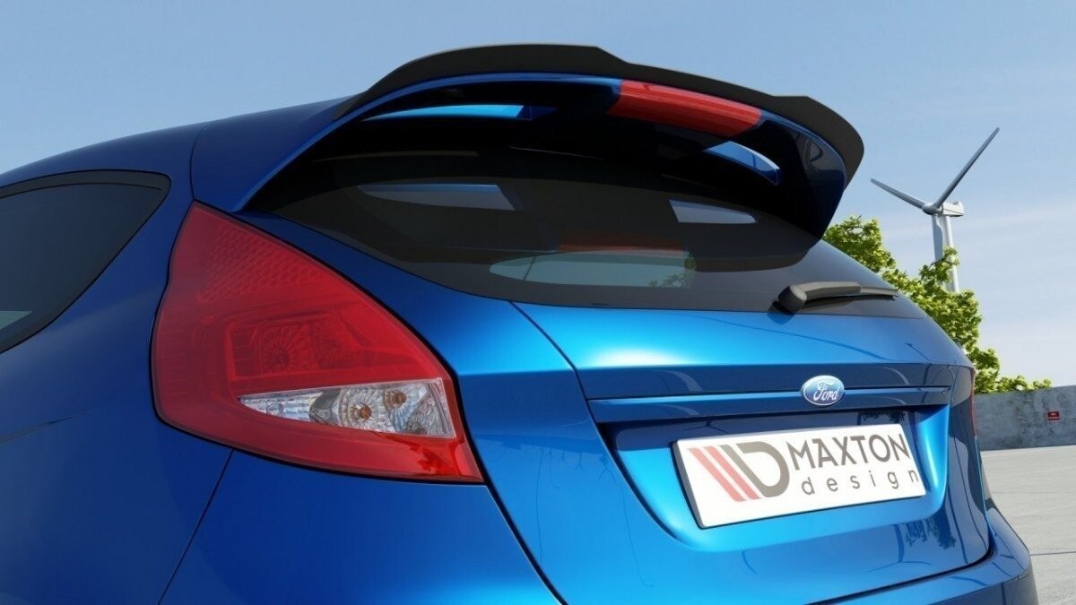 Heckspoiler Lippe passend für Ford Fiesta ST-Line Mk7 schwarz Hochglanz
