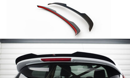 Heckspoiler Lippe passend für Ford Fiesta ST Mk7 FL schwarz Hochglanz