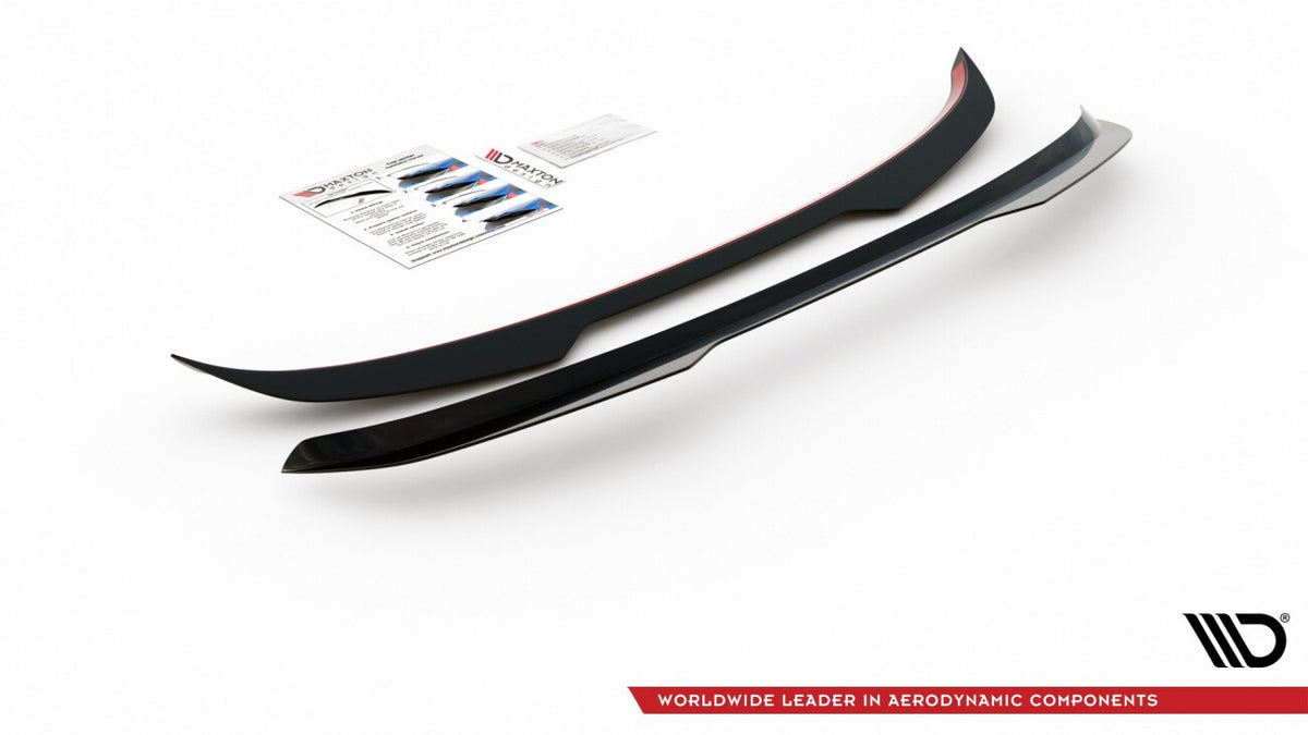 Heckspoiler Lippe passend für Ford Fiesta ST Mk7 FL schwarz Hochglanz