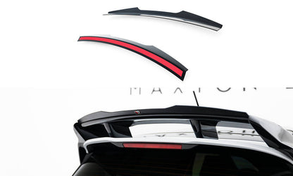 Heckspoiler Lippe passend für Ford Fiesta ST / ST-Line Mk8 / Mk8 FL (für Spoiler FO-FI-8-ST-FH1FP) schwarz Hochglanz
