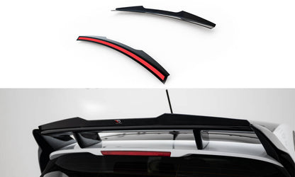 Heckspoiler Lippe passend für Ford Fiesta Standard / ST / ST-Line Mk8 (für FO-FI-8-FH1FP) schwarz Hochglanz