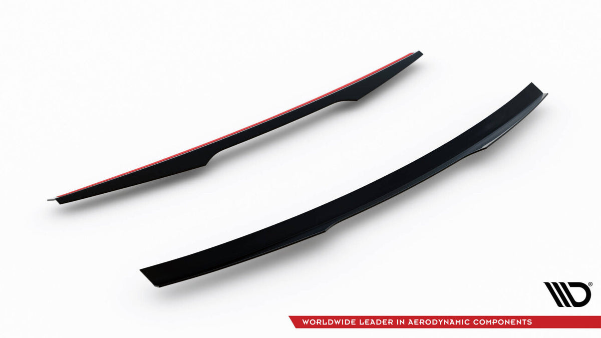 Heckspoiler Lippe passend für Ford Fiesta Standard / ST / ST-Line Mk8 (für FO-FI-8-FH1FP) schwarz Hochglanz