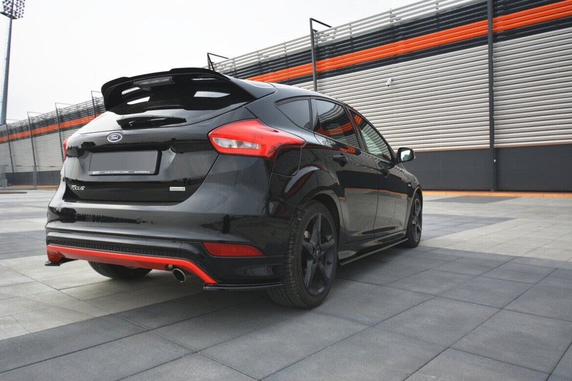 Heckspoiler Lippe passend für Ford Focus ST-Line Mk3 FL schwarz Hochglanz
