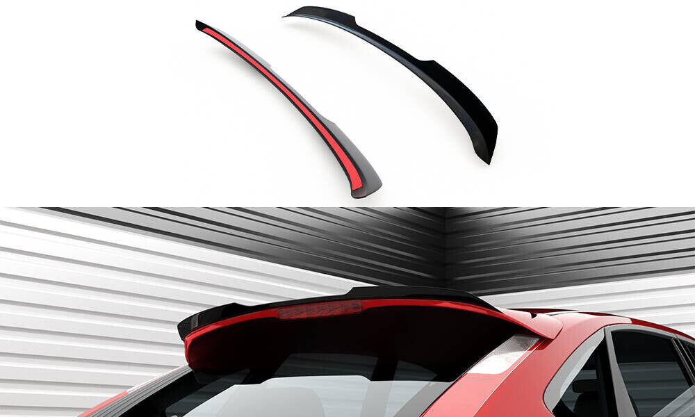 Heckspoiler Lippe passend für Ford Focus ST Mk2 FL schwarz Hochglanz