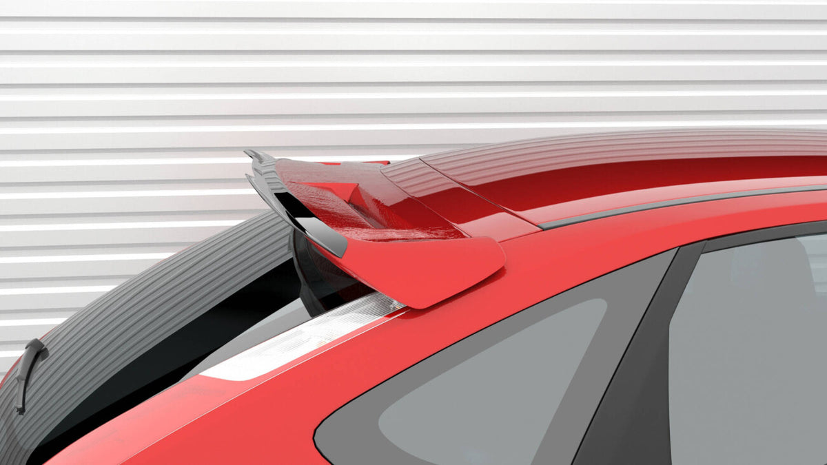 Heckspoiler Lippe passend für Ford Focus ST Mk2 FL schwarz Hochglanz