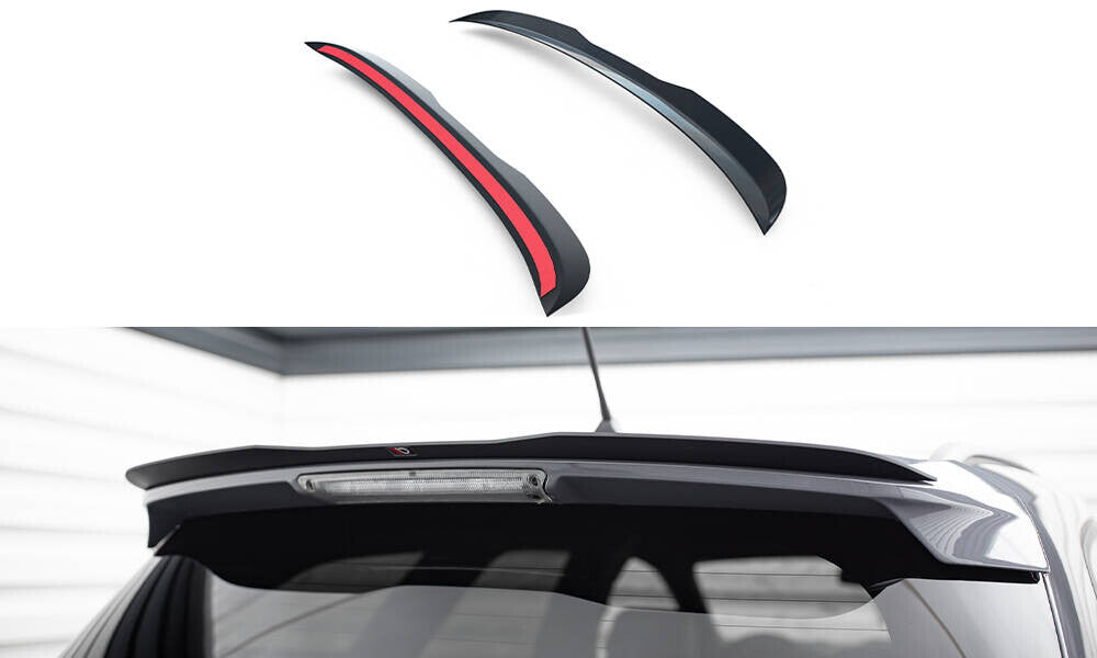 Heckspoiler Lippe passend für Ford Focus ST Mk3 Kombi schwarz Hochglanz