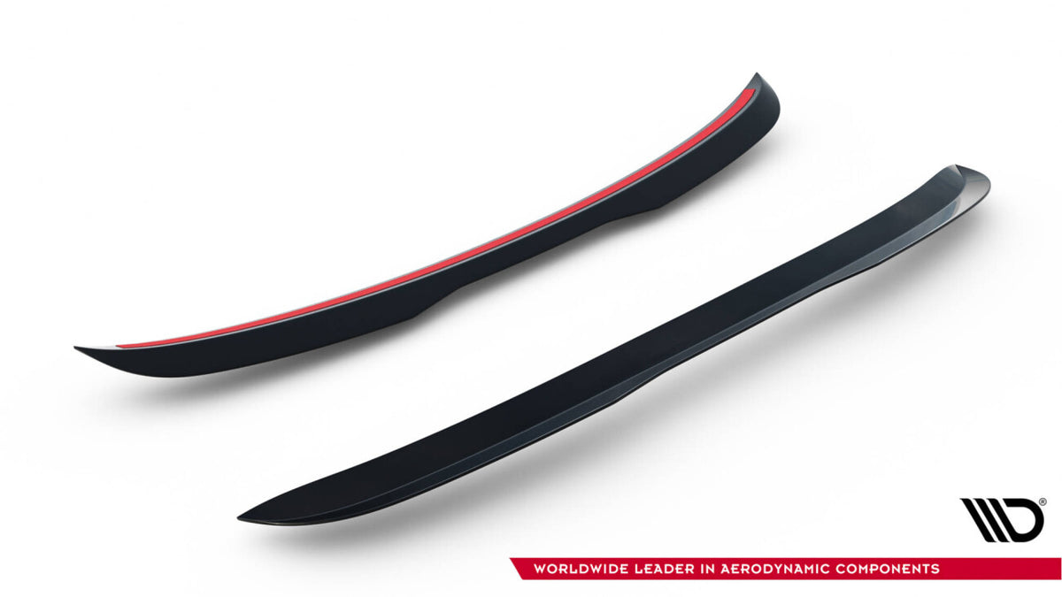 Heckspoiler Lippe passend für Ford Focus ST Mk3 Kombi schwarz Hochglanz
