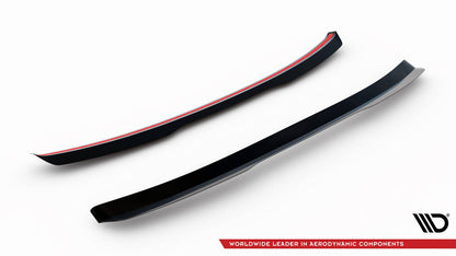 Heckspoiler Lippe passend für Ford Focus ST Mk3 / Mk3 FL schwarz Hochglanz