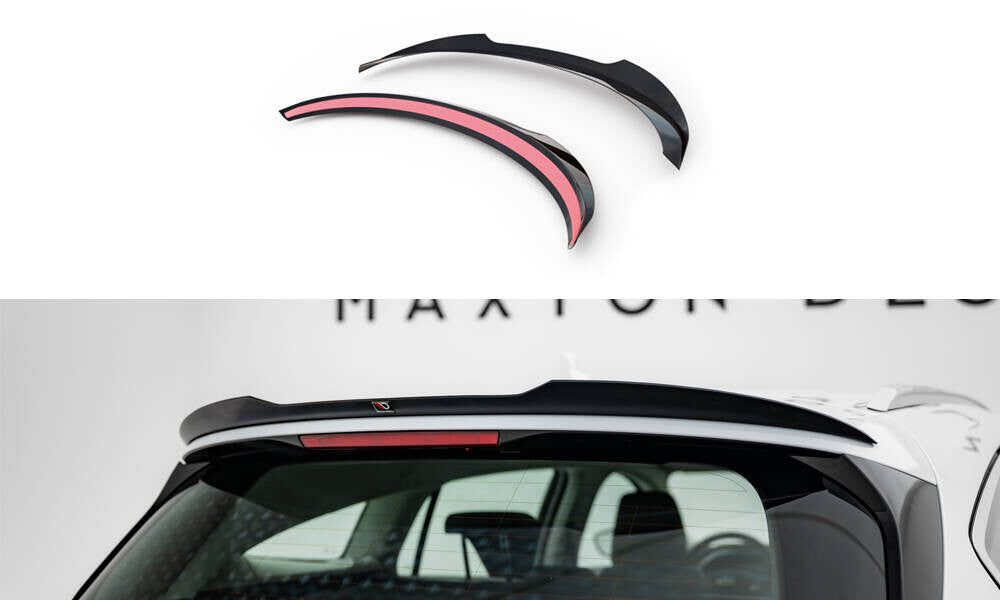Heckspoiler Lippe passend für Ford Focus Vignale Kombi Mk4 schwarz Hochglanz