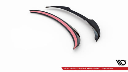 Heckspoiler Lippe passend für Ford Focus Vignale Kombi Mk4 schwarz Hochglanz