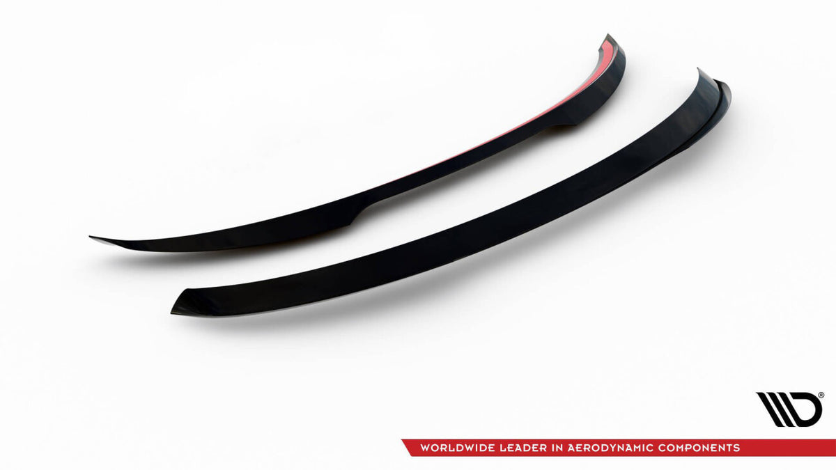 Heckspoiler Lippe passend für Ford Focus Vignale Kombi Mk4 schwarz Hochglanz