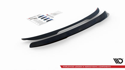 Heckspoiler Lippe passend für Ford Mondeo Kombi Mk5 FL schwarz Hochglanz