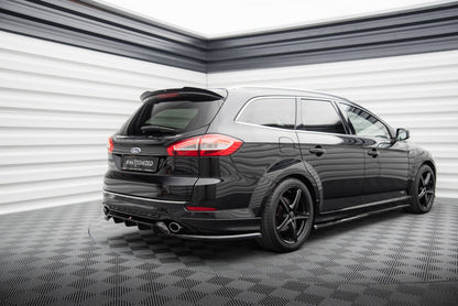 Heckspoiler Lippe passend für Ford Mondeo Kombi ST-Line Mk4 FL schwarz Hochglanz
