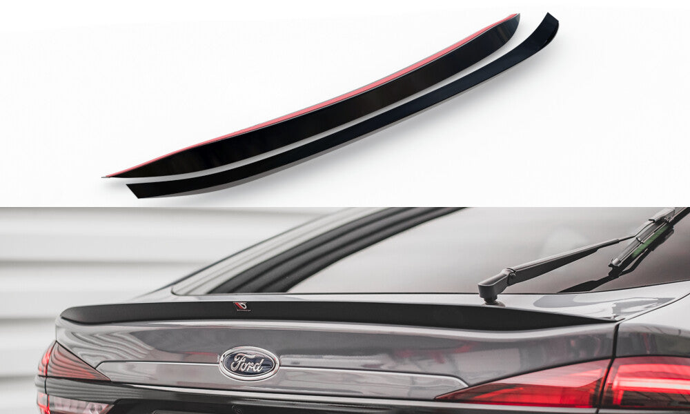Heckspoiler Lippe passend für Ford Mondeo Liftback Mk5 schwarz Hochglanz