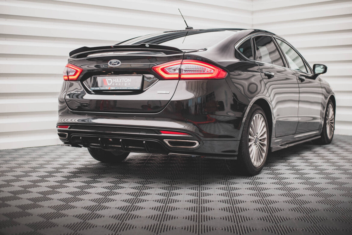 Heckspoiler Lippe passend für Ford Mondeo Mk5 schwarz Hochglanz