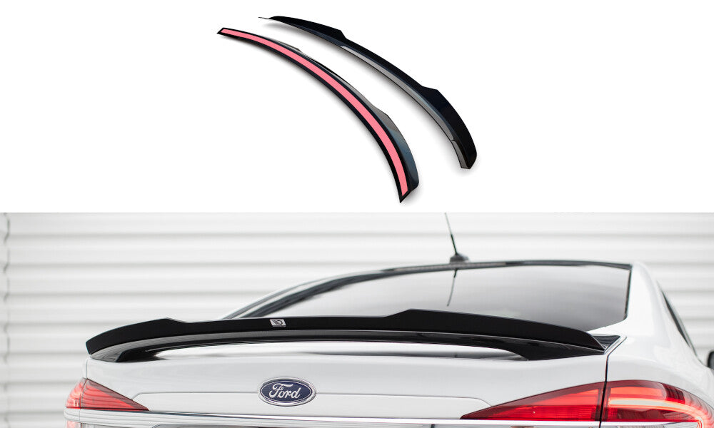 Heckspoiler Lippe passend für Ford Mondeo Sport Mk5 FL / Fusion Sport Mk2 FL schwarz Hochglanz